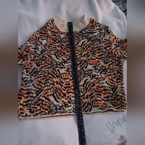 Rachel Comey Women's Medium Tiger Print Sweater Pre-owned - Picture 4 of 8